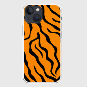 Чехол для iPhone 13 mini с принтом ТИГРИННЫЕ ПОЛОСЫ в Кировске,  |  | 2022 | в топе | в тренде | полосы | принт тигр | символ года | тигр
