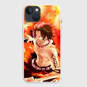 Чехол для iPhone 13 с принтом ONE PIECE ASCE HERO в Кировске,  |  | anime | luffi | lufi | manga | one piece | samurai | wano ван пис | zoho | большой куш | ванпис | вон пис | зохо | корабль | король пиратов | луфи | луффи | манга | манки д луффи | пират | самурай | уон пис