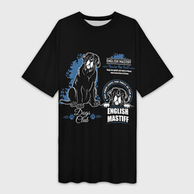 Платье-футболка 3D с принтом Английский Мастиф (English Mastiff) в Кировске,  |  | animal | cane corso | dog | english mastiff | mastiff | английский мастиф | год собаки | дог | друг человека | животное | зверь | кане корсо | кинолог | мастиф | пёс | порода собак | собака мастиф | собаковод | четвероногий
