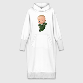 Платье удлиненное хлопок с принтом Baby Boss в Кировске,  |  | baby | babycorp | boss | большой | босс | дети | дитя | малыш | младенец | молокососс | ребенок