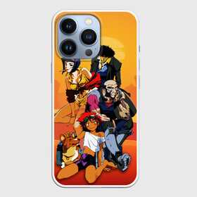 Чехол для iPhone 13 Pro с принтом Cowboy All в Кировске,  |  | corgi | cowboy bebop | ed | edd | edward | edward wong | ein | fei | fei valentain | jet | jet black | spike | spike spiegel | аниме | боевик | вестер | детектив | джет | джет блэк | ед | ен | иен | ковбой бибоп | корги | космический | манга | спайк | спа