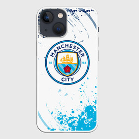 Чехол для iPhone 13 mini с принтом Manchester City   Футбольный клуб. в Кировске,  |  | fc | football | football club | manchester city | sport | манчестер сити | спорт | спортивные | униформа | фирменные цвета | фк | футбол | футбольный клуб