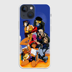 Чехол для iPhone 13 mini с принтом Cоwboy ALL в Кировске,  |  | corgi | cowboy bebop | ed | edd | edward | edward wong | ein | fei | fei valentain | jet | jet black | spike | spike spiegel | аниме | боевик | вестер | детектив | джет | джет блэк | ед | ен | иен | ковбой бибоп | корги | космический | манга | спайк | спа