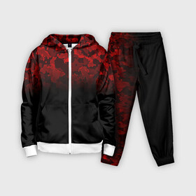 Детский костюм 3D с принтом BLACK RED CAMO | RED MILLITARY в Кировске,  |  | abstract | camo | camouflage | geometry | geometry stripes | military | texture | абстракция | геометрические полосы | геометрия | камо | камуфляж | милитари | текстура