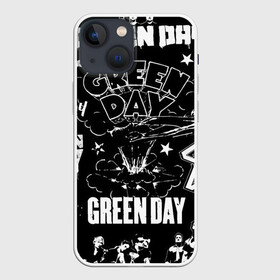 Чехол для iPhone 13 mini с принтом Грин дэй узор в Кировске,  |  | alternative | green day | greenday | music | punk | punkrock | rock | альтернатива | грин дэй | гриндэй | музыка | панк | панкрок | рок