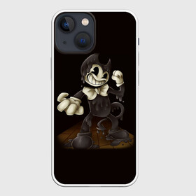 Чехол для iPhone 13 mini с принтом BENDY   ЗЛОЙ БЕНДИ в Кировске,  |  | bendy | bendy and the ink machine | tegunvteg | бенди | бени | бенни | бэнди | детская | детям | игра | компьютерная игра | машина | ужастик | чернила | чернильная