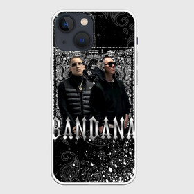 Чехол для iPhone 13 mini с принтом BANDANA 1 в Кировске,  |  | bandana | bbt | big baby tape | kizaru | rap | trap | бандана | ббт | биг бейби тейп | кизару | реп | треп