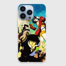 Чехол для iPhone 13 Pro с принтом Cowboy Bebop All в Кировске,  |  | corgi | cowboy bebop | ed | edd | edward | edward wong | ein | fei | fei valentain | jet | jet black | spike | spike spiegel | аниме | боевик | вестер | детектив | джет | джет блэк | ед | ен | иен | ковбой бибоп | корги | космический | манга | спайк | спа