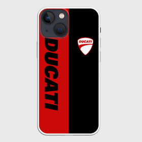 Чехол для iPhone 13 mini с принтом DUCATI BLACK RED BACKGROUND в Кировске,  |  | ducati | italy | moto | motocycle | racing | sport | дукати | италия | мото | мотоспорт | мотоцикл | рейсинг | спорт