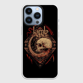 Чехол для iPhone 13 Pro с принтом LOG Skull в Кировске,  |  | alternative | lamb of god | log | metall | music | rock | альтернатива | ламб оф гад | ламб оф год | металл | музыка | рок