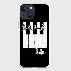 Чехол для iPhone 13 mini с принтом THE BEATLES ЗНАМЕНИТАЯ КАРТИНКА в Кировске,  |  | beatles | ionрок | rock | the beatles | битлз | битлс | битлы