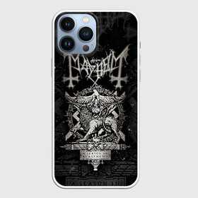 Чехол для iPhone 13 Pro Max с принтом MAYHEM   A Season In Blasphemy в Кировске,  |  | a season in blasphemy | black metal | mayhem | блэкметал | группа | мейхем | метал | рок