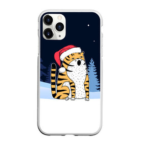 Чехол для iPhone 11 Pro матовый с принтом Удивленный тигр 2022 в Кировске, Силикон |  | 2022 | год тигра | новый год | новый год 2022 | символ года | тигр | тигренок | тигрица | тигры