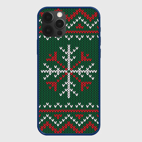 Чехол для iPhone 12 Pro Max с принтом Knitted Snowflake Pattern в Кировске, Силикон |  | background | christmas | holiday | knitted pattern | pattern | snowflakes | trees | winter | вязаный узор | елки | зима | праздник | рождество | снежинки | узор | фон