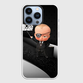 Чехол для iPhone 13 Pro с принтом Босс с пиратской повязкой в Кировске,  |  | Тематика изображения на принте: baby | boss | boss baby | босс | босс молокосос | маленький босс | малыш | мальчик | молокосос | ребенок
