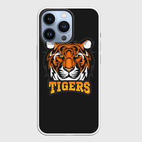 Чехол для iPhone 13 Pro с принтом TIGERS (Тигр) в Кировске,  |  | animal | beast | cat | predator | tiger | амурский тигр | белый тигр | год тигра | животное | зверь | кот | полосатая кошка | саблезубый тигр | тигр | хищник | царь джунглей | шерхан