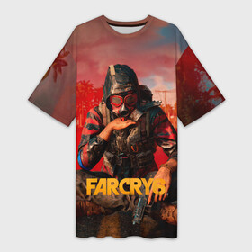 Платье-футболка 3D с принтом Far Cry 6  Повстанец в Кировске,  |  | 6 | art | cry | far | game | shooter | ubisoft | арт | край | пистолет | повстанец | противогаз | фар | фаркрай | шутер | яра