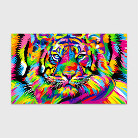 Бумага для упаковки 3D с принтом Тигр в стиле поп арт в Кировске, пластик и полированная сталь | круглая форма, металлическое крепление в виде кольца | 2022 | art | beast | mosaic | multicolored head | new year | pop art | predator | rainbow | tiger | year of the tiger | год тигра | зверь | искусство | мозаика | новый год | радужный | разноцветная голова | тигр | хищник