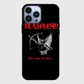 Чехол для iPhone 13 Pro Max с принтом Blasphemy   Fallen Angel of Doom... в Кировске,  |  | black metal | blasphemy | death metal | metal | бласфеми | блацк | блэк металл | дэт металл | металл | митол | рок