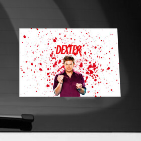 Наклейка на автомобиль с принтом Декстер   Dexter в Кировске, ПВХ |  | dexter | декстер | декстер морган | дремлющий демон декстера | майкл си холл | сериал декстер