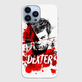 Чехол для iPhone 13 Pro Max с принтом Декстер Морган портрет в Кировске,  |  | dexter | декстер | декстер морган | кровавый | кровь | маниак | мясник из бейхарбор | потёки | правосудие декстера | пятна крови | сериалы