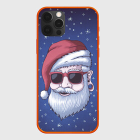 Чехол для iPhone 12 Pro с принтом САНТА ХИПСТЕР | SANTA HIPSTER в Кировске, силикон | область печати: задняя сторона чехла, без боковых панелей | 2022 | bad | christmas | cold | dab | dub | hipster | klaus | merry | new | santa | snow | winter | year | год | даб | зима | клаус | мороз | новый | рождество | санта | снег | тигр | тигра | хипстер | холод