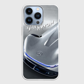 Чехол для iPhone 13 Pro с принтом Mercedes Benz EQ Silver Arrow Concept в Кировске,  |  | arrow | car | concept | germany | mercedes benz | motorsport | power | silver | автомобиль | автоспорт | германия | мерседес | мощь | стрела