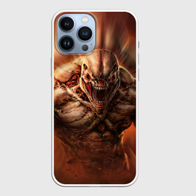 Чехол для iPhone 13 Pro Max с принтом ИМП | NPC | DOOM (+спина) в Кировске,  |  | Тематика изображения на принте: demons | devil | doom | doom eternal | doom slayer | hell | imp | npc | slayer | ад | демон | демоны | дум | имп