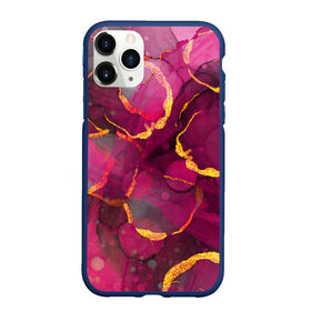 Чехол для iPhone 11 Pro Max матовый с принтом Малиновое вино в Кировске, Силикон |  | alcohol ink | pink | purple | wine | абстракция | акварель | бордо | бордовый | вино | золото | золотой | красный | круги | малиновый | пузыри | пурпурный | разводы | спиртовые чернила