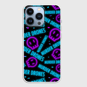 Чехол для iPhone 13 Pro с принтом MURDER DRONES   ДРОНЫ УБИЙЦЫ   УЗОР   NEON   НЕОН в Кировске,  |  | art | murder drones | neon | pattern | арты | мультик | мультфильм | неон | роботы | узор