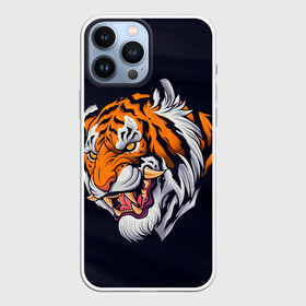 Чехол для iPhone 13 Pro Max с принтом Саблезубый тигр (голова) в Кировске,  |  | tiger | восточный тигр | год тигра | голова | кошка | саблезубый | тигр | тигренок | хищник