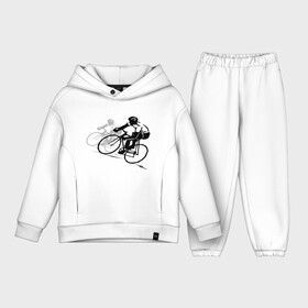 Детский костюм хлопок Oversize с принтом Велоспорт шоссе в Кировске,  |  | bike | велосипед | велосипедист | велоспорт | спорт | спортсмен | шоссе | шоссейник | шоссер