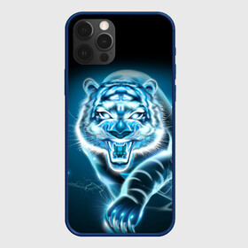 Чехол для iPhone 12 Pro Max с принтом НЕНОНОВЫЙ ТИГР 2022 | NEON TIGER NEW YEAR в Кировске, Силикон |  | Тематика изображения на принте: 2022 | beast | merry christmas | new year | red bow | santa hat | snow | tiger | winter | winter is coming | year of the tiger | год тигра | дед мороз | животные | звери | зверь | зима | зима 2022 | зима близко | новог | новогодни