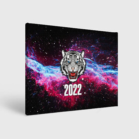 Холст прямоугольный с принтом ЧЁРНЫЙ ТИГР НОВЫЙ ГОД 2022   GRAY TIGER NEW YEAR в Кировске, 100% ПВХ |  | Тематика изображения на принте: 2022 | beast | merry christmas | new year | red bow | santa hat | snow | tiger | winter | winter is coming | year of the tiger | год тигра | дед мороз | животные | звери | зверь | зима | зима 2022 | зима близко | новог | новогодни