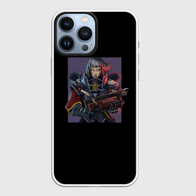 Чехол для iPhone 13 Pro Max с принтом Сестра битвы | sorroritas в Кировске,  |  | warhammer40k | броня | будущее | воительница | оружие