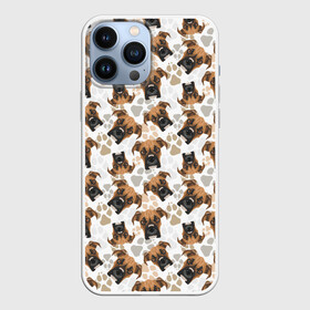 Чехол для iPhone 13 Pro Max с принтом Немецкий Бульдог (Боксёр) в Кировске,  |  | animal | boxer | bulldog | dog | fighting dog | pit bull | бойцовская собака | боксёр | бульдог | год собаки | друг человека | животное | кинолог | немецкий боксёр | пёс | питбуль | порода собак | собака боксёр | собаковод