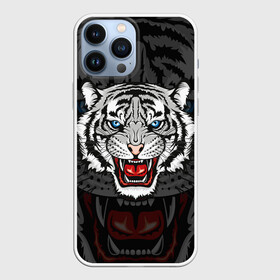 Чехол для iPhone 13 Pro Max с принтом ЧЁРНЫЙ ТИГР | BLACK TIGER УЗОР в Кировске,  |  | 2022 | beast | merry christmas | new year | red bow | santa hat | snow | tiger | winter | winter is coming | year of the tiger | год тигра | дед мороз | животные | звери | зверь | зима | зима 2022 | зима близко | новог | новогодни