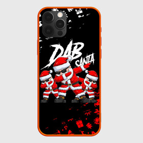 Чехол для iPhone 12 Pro с принтом DAB SANTA   ДАБ САНТА КЛАУС 2022 в Кировске, силикон | область печати: задняя сторона чехла, без боковых панелей | 2022 | beast | merry christmas | new year | red bow | santa hat | snow | tiger | winter | winter is coming | year of the tiger | год тигра | дед мороз | животные | звери | зверь | зима | зима 2022 | зима близко | новог | новогодни