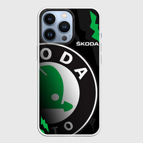 Чехол для iPhone 13 Pro с принтом SKODA SPORT   ШКОДА СПОРТ   MOTOR в Кировске,  |  | auto | automobile | car | carbon | crossover | fabia | karoq | kodiaq | machine | motor | motor car | octavia | skoda | sport | sport car | superb | yeti | авто | автомашина | бренд | ети | знак | легковой автомобиль | марка | октавия | рапид | седан | си