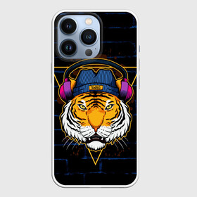 Чехол для iPhone 13 Pro с принтом Тигр в наушниках SWAG в Кировске,  |  | furry | swag | tiger | в наушниках | восточный тигр | год тигра | кошка | тигр | тигренок | хищник