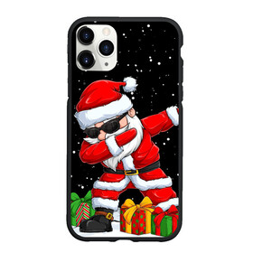 Чехол для iPhone 11 Pro матовый с принтом SANTA, DAB в Кировске, Силикон |  | Тематика изображения на принте: 2021 | 2022 | bad | christmas | dab | happy | merry | merry christmas | new year | santa | snow | sweater | ugly christmas | winter | деб | дэб | зима | новогодний | новогодняя | новый год | рождественский | рождественский свитер | рождеств