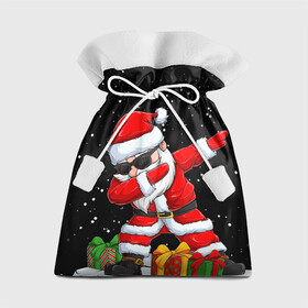 Подарочный 3D мешок с принтом SANTA, DAB в Кировске, 100% полиэстер | Размер: 29*39 см | 2021 | 2022 | bad | christmas | dab | happy | merry | merry christmas | new year | santa | snow | sweater | ugly christmas | winter | деб | дэб | зима | новогодний | новогодняя | новый год | рождественский | рождественский свитер | рождеств
