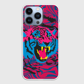 Чехол для iPhone 13 Pro с принтом Тигр красочный в Кировске,  |  | tiger | восточный тигр | год тигра | кошка | тигр | тигренок | хищник
