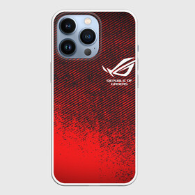 Чехол для iPhone 13 Pro с принтом REPUBLIC OF GAMERS | ASUS ROG в Кировске,  |  | Тематика изображения на принте: asus | cyber | cybersport | game | gamers | gaming | of | republic | rog | sport | асус | игры | кибер | киберспорт | республика | спорт