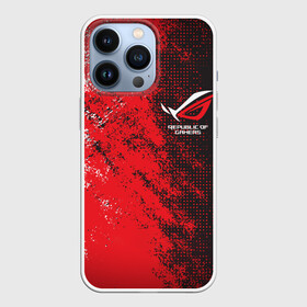 Чехол для iPhone 13 Pro с принтом ASUS REPUBLIC OF GAMERS | ROG в Кировске,  |  | asus | cyber | cybersport | game | gamers | gaming | of | republic | rog | sport | асус | игры | кибер | киберспорт | республика | спорт