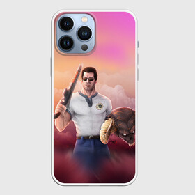 Чехол для iPhone 13 Pro Max с принтом Крутой Сэм | Убитый демон в Кировске,  |  | demon | game | serious engine | serious sam | xbox | аркада | голова демона | демон | игра | игры | крутой сэм | сериус сам | сериус сэм | серьёзный сэм | сириус сем | стрелялка | шутер