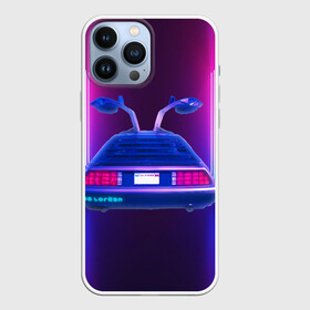 Чехол для iPhone 13 Pro Max с принтом DeLorean DMC 12 Назад в будущее Делориан ретрофутуризм neon в Кировске,  |  | neon art | retro futurism | неоновый арт | ретро | ретро футуризм | фантастика