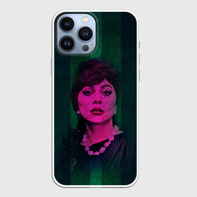Чехол для iPhone 13 Pro Max с принтом Постер Gaga в Кировске,  |  | голова | лицо | певица | полоса | портрет