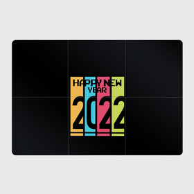 Магнитный плакат 3Х2 с принтом Просто и со вкусом 2022 новый год в Кировске, Полимерный материал с магнитным слоем | 6 деталей размером 9*9 см | Тематика изображения на принте: new year | tiger | год тигра | новый год | праздник | с новым годом | тигр