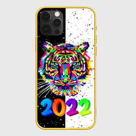 Чехол для iPhone 12 Pro с принтом НОВЫЙ ГОД 2022   НОВОГОДНИЙ ТИГР   ПОП АРТ   POP ART в Кировске, силикон | область печати: задняя сторона чехла, без боковых панелей | Тематика изображения на принте: 2021 | 2022 | happy new year | merry christmas | new year | snow | tiger | winter | year of the tiger | год тигра | зверь | зима | новогоднее настроение | новогодние праздники | новый год | рождество | символ года | синий тигр | снег | хищн